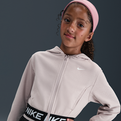 (取寄) ナイキ キッズ レディース プロ フリース ドライ-フィット フル-ジップ ブーディ NIKE公式】ナイキ プロ フリース ジュニア (ガールズ) Dri-FIT